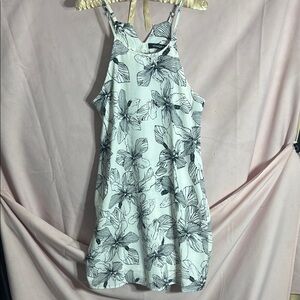 Floral Print Sleeveless Dress